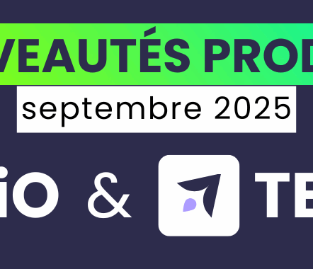 Les nouveautés produits TEDD et iO du mois de septembre