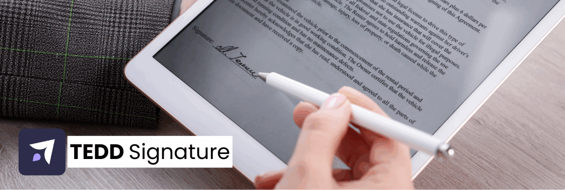 Banner article de blog signature électronique