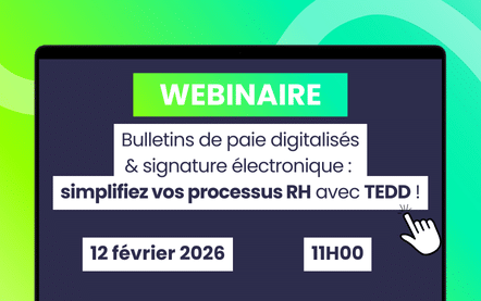 TEDD Bulletins de Paie et TEDD Signatures électronique : webdémo
